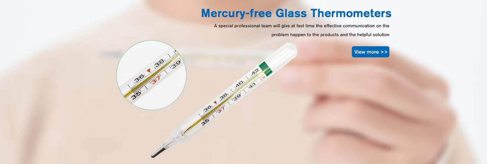 Thermomètre clinique sans mercure