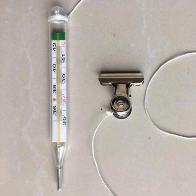 Thermomètre numérique sans mercure clinique personnalisé FN-W en jaune/bleu
