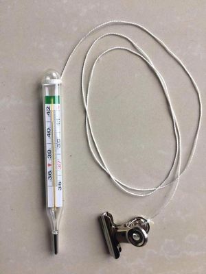 Thermomètre numérique sans mercure clinique personnalisé FN-W en jaune/bleu
