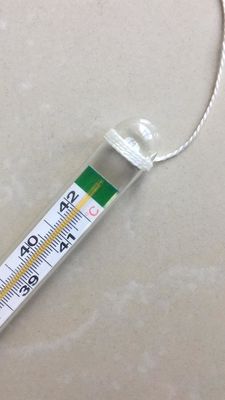 Thermomètre numérique sans mercure clinique personnalisé FN-W en jaune/bleu