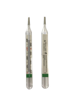 Thermomètre en verre clinique sans mercure avec alliage de gallium