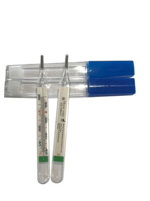 Thermomètre en verre clinique sans mercure avec alliage de gallium