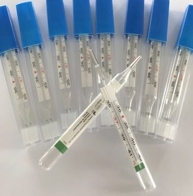 Appui personnalisé Thermomètre en verre de l' aisselle oral sans mercure pour la surveillance de la santé