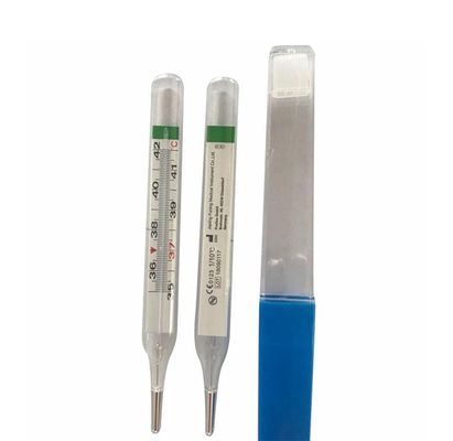 Thermomètre sans mercure avec verre