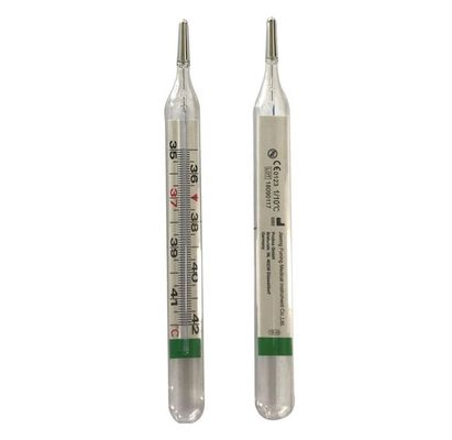 Thermomètre sans mercure avec verre