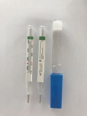 Thermomètre oral sans mercure en verre support personnalisé avec certification CE