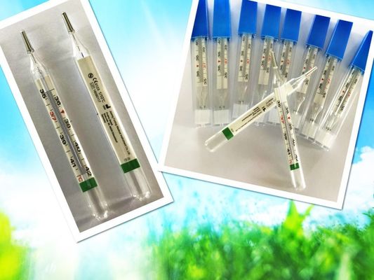 Thermomètre en verre alliage de gallium médical sans mercure personnalisable FN-W