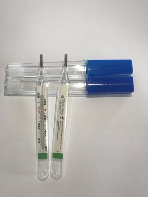Appui personnalisé Pour bébé/adulte Thermomètre sans mercure en verre Celsius Fahrenheit