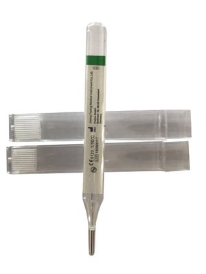 Appui personnalisé Pas de thermomètre clinique à tubes en verre à mercure pour les applications