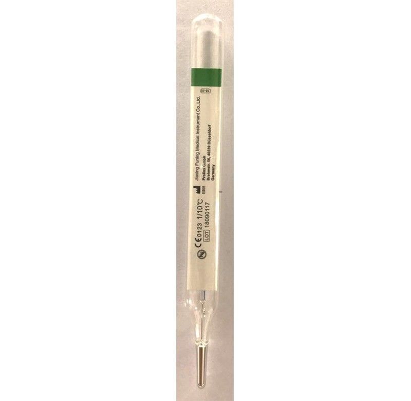 Appui personnalisé Thermomètre en verre de l' aisselle oral sans mercure pour la surveillance de la santé